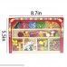 Aibearty 145 Pcs Toddler Stringing Lacing Beads Kids Colorful Wooden Watch Necklace Ornaments Preschool Fine Motor Skills Toys B07HMDHCY9